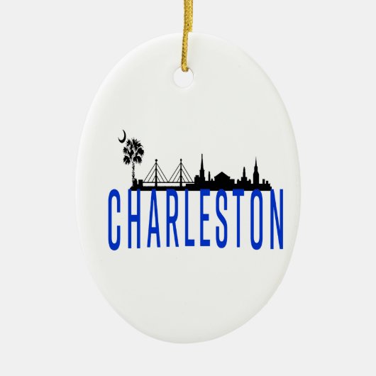 CHARLESTON WONDERFUL KERAMISCH ORNAMENT (Voorkant)