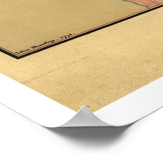 Charlestown Battle Map - 1775 Poster (Hoek)