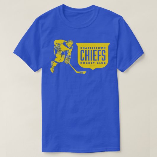 Charlestown Chiefs Yellow T-shirt (Design voorkant)