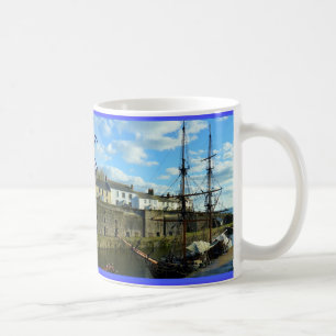 Charlestown Cornwall Engeland Poldark Locatie Koffiemok