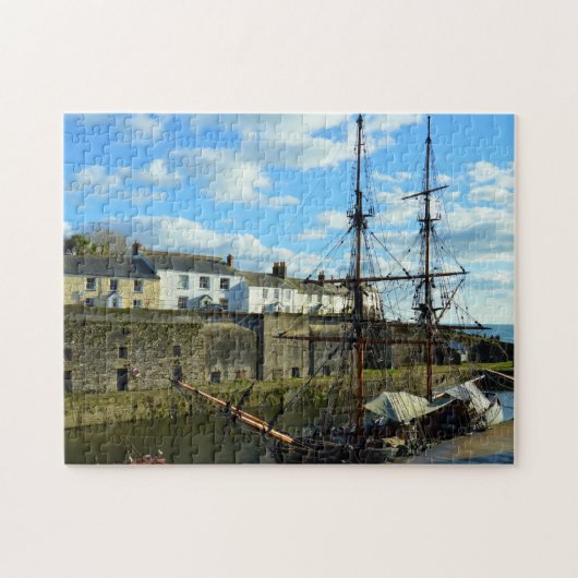 Charlestown Cornwall England Poldark Location Legpuzzel (Horizontaal)