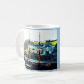 Charlestown Harbour Cornwall Engeland Koffiemok (Voorkant links)