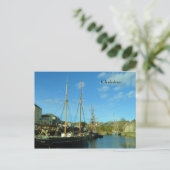 Charlestown Harbour Cornwall UK Poldark Location Briefkaart (Staand voorkant)