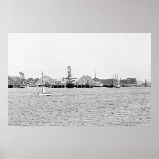 Charlestown Navy Yard: 1900 Poster (Voorkant)