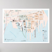 Charlestown Navy Yard Map (2003) Nationaal Park Poster (Voorkant)