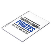 Charlestown Pirates Cross Country Mok Notitieboek (Linkerzijde)