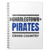Charlestown Pirates Cross Country Mok Notitieboek (Voorkant)