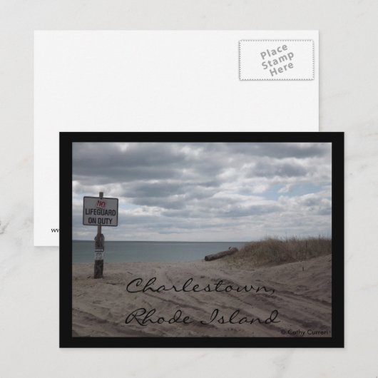 Charlestown, Rhode Island Briefkaart (Voorkant / Achterkant)