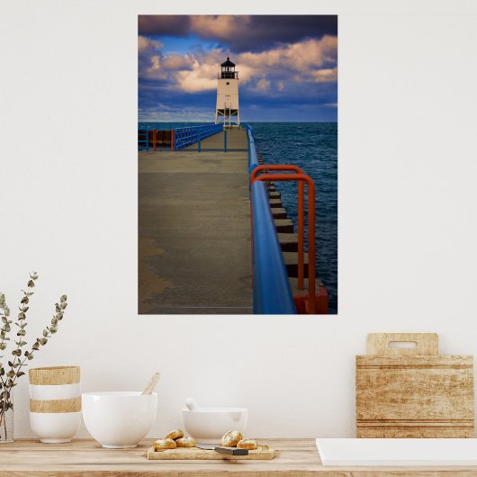 Charlevoix Light 0818 Poster (Keuken)