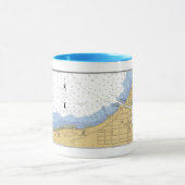 Charlevoix, MI Nautical Harbour Chart Mok (Midden)