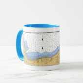 Charlevoix, MI Nautical Harbour Chart Mok (Voorkant links)