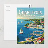 Charlevoix, Michigan Briefkaart (Voorkant / Achterkant)