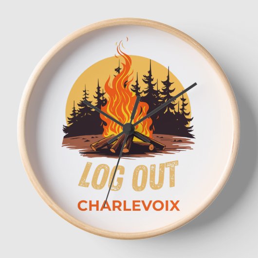 Charlevoix Michigan Kampvuur (Voorkant)