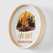 Charlevoix Michigan Kampvuur (Hoek)