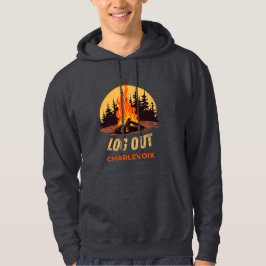 Charlevoix Michigan Kampvuur Hoodie