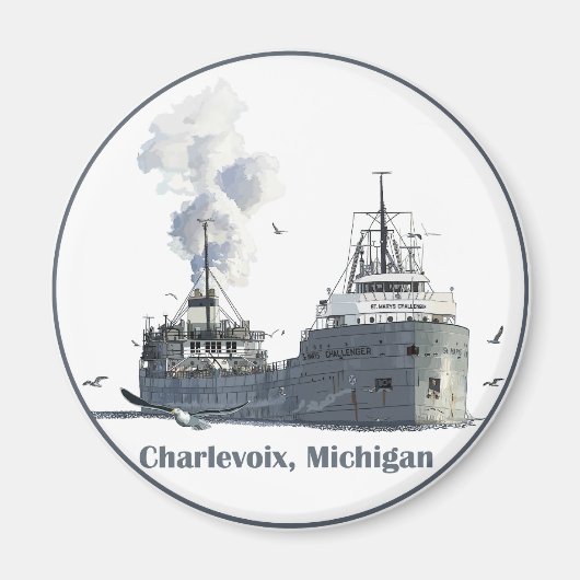 Charlevoix, Michigan Magneet (Voorkant)