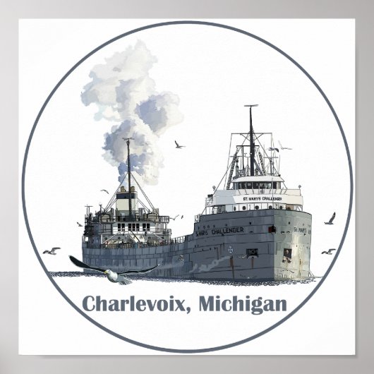Charlevoix, Michigan Poster (Voorkant)