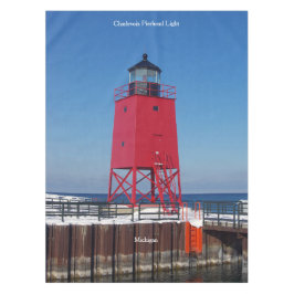 Charlevoix Pierhead Licht tafelkleed
