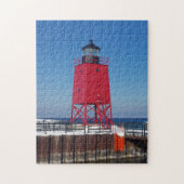 Charlevoix Pierhead Light jigzaag puzzel Legpuzzel (Verticaal)