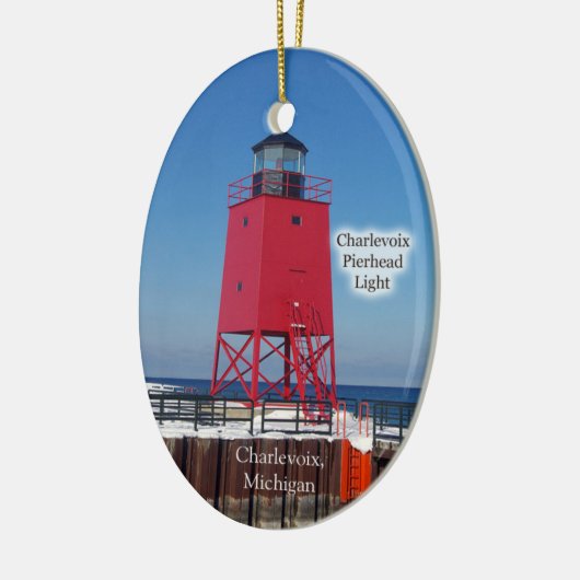 Charlevoix Pierhead Light ornament (Links)