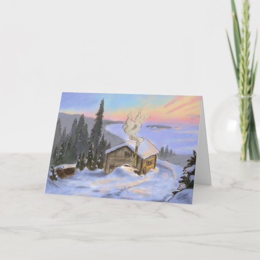 Charlevoix, Quebec Feestdagen Kaart (Voorkant)