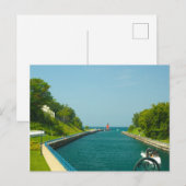 Charlevoix South Pier Light Station, Charlevoix, M Briefkaart (Voorkant / Achterkant)