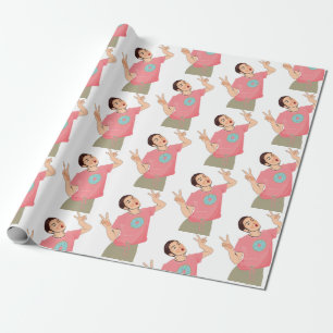 Charli Damelio TikTok White Cadeaupapier