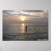 Charli op de strand poster (Voorkant)