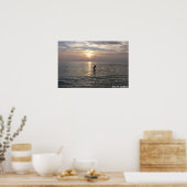 Charli op de strand poster (Keuken)