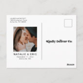 CHARLI Retro Moderne Foto bewaart het Briefkaart D (Achterkant)