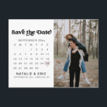 CHARLI Retro Moderne Foto bewaart het Briefkaart D<br><div class="desc">Dit is een retro sparen het datum briefkaart dat a. bevat. Gebruik de knop "Deze sjabloon personaliseren" om deze magneet volledig uw eigen magneet te maken! Voeg uw eigen speciale afbeelding toe   ga om het even welke tekst in om dit sparen het datumbriefkaart volledig te maken uw stijl past.</div>