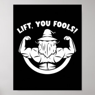 Charlian Minds - Gewichtheffen Bodybuilding Poster