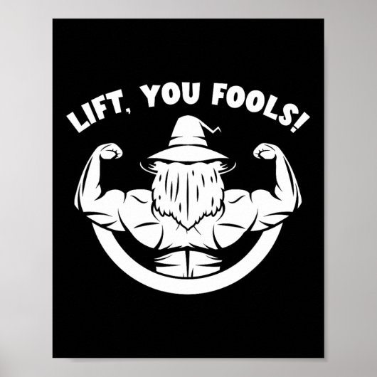 Charlian Minds - Gewichtheffen Bodybuilding Poster (Voorkant)