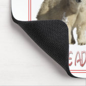 Charlie adopteert Santa Hoesje kunst Muismat (Hoek)