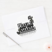 Charlie & Amanda LRG Logo Sticker (Envelop)