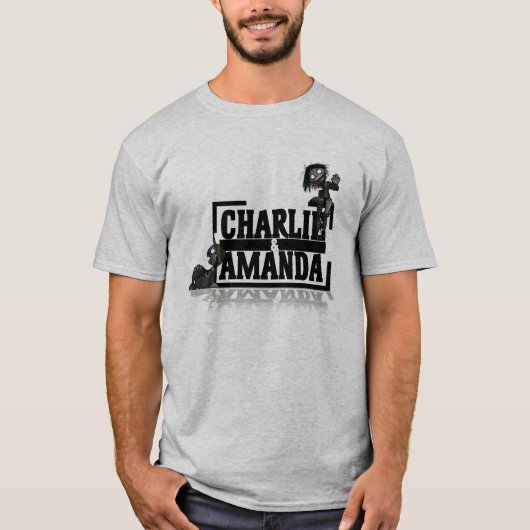 Charlie & Amanda T-shirt-Shirt T-shirt (Voorkant)