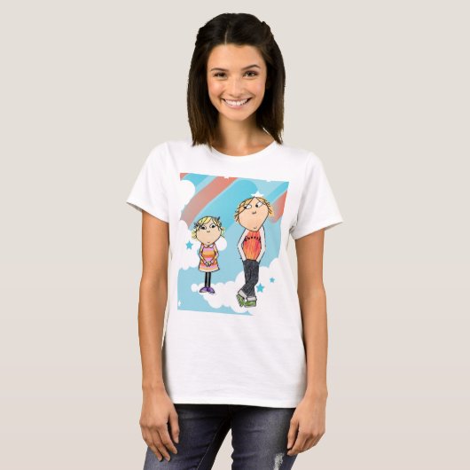 Charlie and lola  t-shirt (Voorkant volledig)