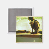 Charlie bij het raam magneet (Voorkant / Achterkant)