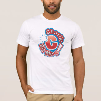 Charlie Bit Me T-Shirt Logo Round