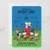 Charlie Brown en Bende Halloween 1e Verjaardag Kaart (Voorkant)