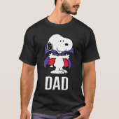 Charlie Brown en Bende Halloween Verjaardag Papa T-shirt (Voorkant)