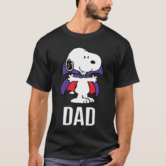 Charlie Brown en Bende Halloween Verjaardag Papa T-shirt (Voorkant)
