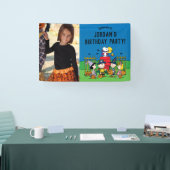 Charlie Brown en Bende Halloween Verjaardagsfeestj Spandoek (Beurs)