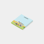 Charlie Brown en Bende | Voeg je naam toe Post-it® Notes (Schuin)