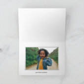 Charlie Brown en de bende Confetti Verjaardag Bedankkaart (Binnen)