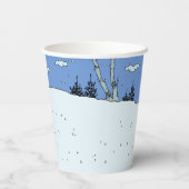 Charlie Brown en Friends Kerstmis Papieren Bekers (Achterkant)