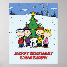 Charlie Brown en Friends Winter Birthday