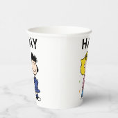 Charlie Brown en Gang Confetti Verjaardag Papieren Bekers (Rechts)