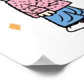 Charlie Brown en Gang Confetti Verjaardag Poster (Hoek)