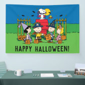 Charlie Brown en Gang Halloween Spandoek (Beurs)